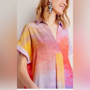 Bl^nk London for Anthropologie Watercolor Top - Small